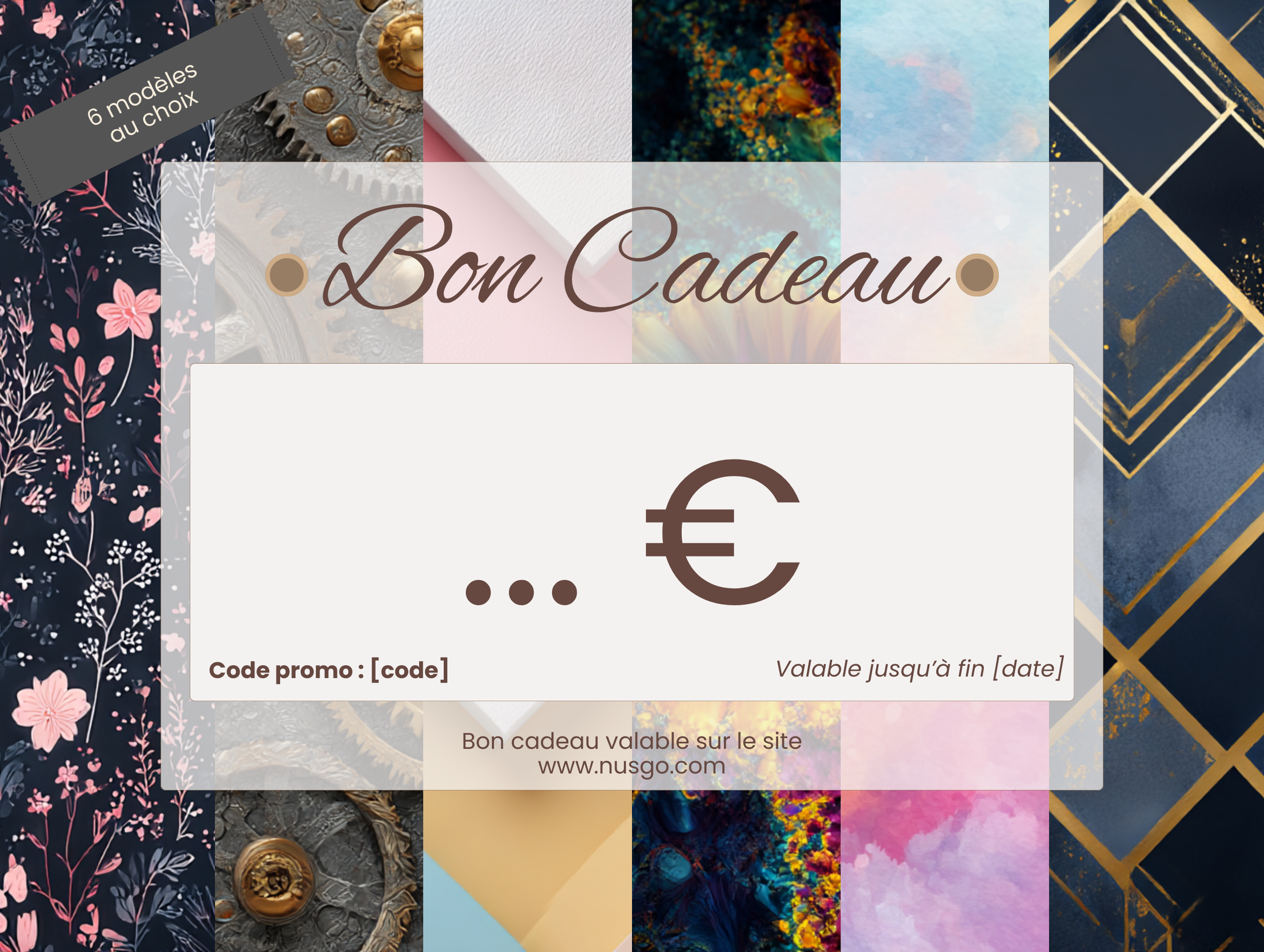 Bon cadeau à personnaliser