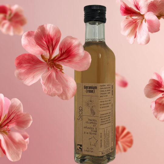 Sirop de géranium